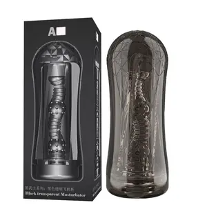 Red Pill Violent Juicer Airplane Cup 3-channel Crystal Transparent Blast male flirtation masturbator