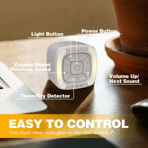 Dış mekan kullanımı için taşınabilir Mini akıllı sağlık cihazı beyaz gürültü ses USB iletişimi ile kolay kullanımlı ve taşıma uyku makinesi - Product Image 4