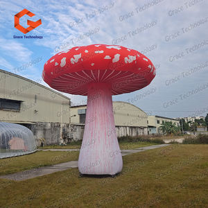 Grand <span class=keywords><strong>champignon</strong></span> gonflable pour les décorations de fête dans la cour, modèle de <span class=keywords><strong>champignon</strong></span> gonflable géant avec lumière LED - Product Image 3