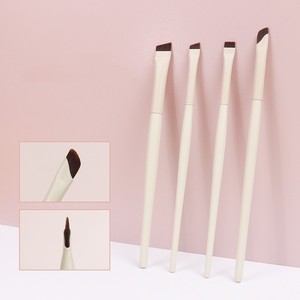 Kuas Eyeliner kustom Label pribadi sikat mata datar sudut datar tipis Ultra halus kuas Eyeliner datar kuas Eyeliner datar - Product Image 3