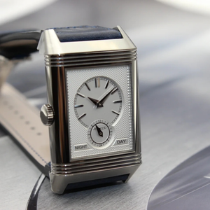 Montre mécanique rectangulaire de luxe pour hommes, Reverso Flip, double cadran, fuseau horaire, design réversible, bracelet en cuir - Product Image 5
