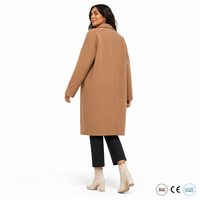 Robe de smoking longue sur mesure style Manhattan pour femme, blazer gris anthracite, double boutonnage, tenue de bureau, tailles S à 5X Plus Size