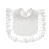 Bavoirs pour bébé personnalisés Ailes d'ange, mode espagnole, en mousseline de coton biologique écologique, motif uni, 4 couches