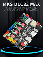 Makerbase MKS DLC32 MAX V1.0 GRBL Contrôleur ESP32-S3 4 axes CNC Shield avec écran de gravure laser Écran tactile 3.5 pouces