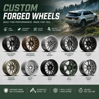 Jantes forgées tout-terrain personnalisées en argent à déport profond Beadlock 6x135 6x139.7 5x135 8x6.5 5x5 de 17, 18, 19, 20 pouces pour Wrangler Prado Raptor