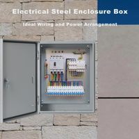 Boîtier de serveur de stockage d'énergie en acier inoxydable personnalisé, étanche, pour extérieur, boîtier électrique métallique, boîte de jonction électrique