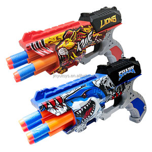 Pistola Giocattolo Revolver in Offerta Speciale, con Proiettili Morbidi a Quattro Colpi, Gioco di Tiro, Pistola Giocattolo in Plastica con Proiettili in Schiuma, Pistola Sniper con Proiettili in EVA - Product Image 2