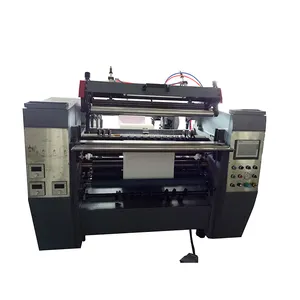 Fax Paper And Ticket Paper Cutting Rewinder 3 Ply NCR Cutting Paper Roll Slitter Rewinder