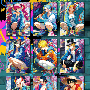 Nouvelles cartes à jouer en papier écologiques One Piece Non Waifu, boîte de booster, 36 boîtes/carton, collection Luffy Zoro Sauron, couleur intégrale - Product Image 6