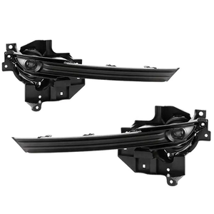 Kit lampada fendinebbia a Led trasparente integrata in stile OEM con staffa per interruttore per CX-5 Mazda <span class=keywords><strong>CX5</strong></span> 2017 2018 2019 - Product Image 1