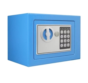 Caja Fuerte Pequeña de Acero Antirrobo - Desbloqueo con Contraseña y Llave, Caja de Seguridad Portátil para Objetos de Valor, Ideal para Viajes o Dormitorios - Product Image 2