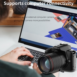 Hot Dual-Máy Ảnh Tầm Nhìn Ban Đêm 64 Triệu Điểm Ảnh Độ Nét Cao Wifi 4K HD Máy Ảnh Kỹ Thuật Số Với Điền Ánh Sáng + Ống Kính + Mic + Khung - Product Image 6