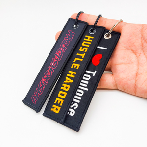 <span class=keywords><strong>Llavero</strong></span> de vuelo con logotipo personalizado <span class=keywords><strong>llavero</strong></span> al por mayor eliminar vuelo antes del vuelo logotipo tejido personalizado Anime Jet Tag - Product Image 6