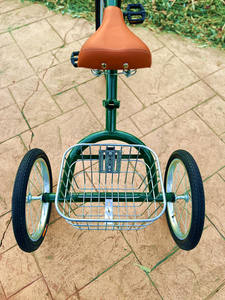 2025 más nuevo Popular Retro <span class=keywords><strong>bicicleta</strong></span> de tres ruedas 22/16 "Triciclo de ocio urbano plegable - Product Image 5