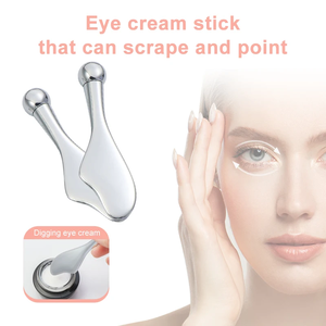 Mini bâton de <span class=keywords><strong>massage</strong></span> oculaire en métal à bille unique, lifting facial, <span class=keywords><strong>anti</strong></span>-<span class=keywords><strong>rides</strong></span>, pour spa à domicile - Product Image 1