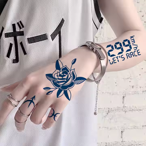 Пользовательские водонепроницаемые матовые полупостоянные Временные татуировки | Персонализированные стойкие наклейки татуировки - Product Image 2