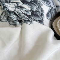 Merek Fashion Musim Gugur Musim Dingin Set Empat Potong Bahan Beludru Susu Tebal Dapat Disesuaikan Cetak Digital Kelas Atas Kartun Anime Modern