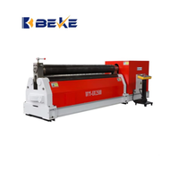 Machine à cintrer les plaques en laiton à 3 rouleaux W11 8*2500 pour la formage de plaques en laiton