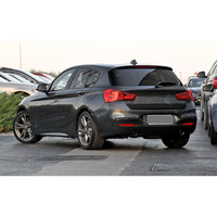 ABS voiture pare-chocs arrière lèvre diffuseur becquet avec lumières pour BMW série 1 F20 M Sport M135i M140i 2016-2018 noir brillant