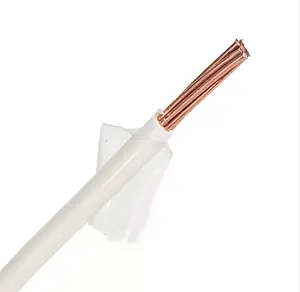 Fornecimento de fábrica fio de cobre THHN tamanho 8 10 12 14 16 AWG fio elétrico cabo de nylon OEM disponível
