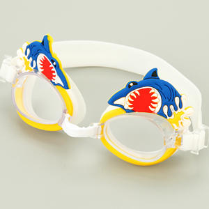 Suministro directo de fábrica, gafas de natación para niños de silicona con dibujos animados bonitos en caja con tapones para los oídos - Product Image 2