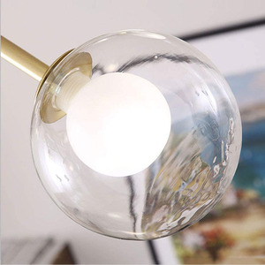 Handblown Vít Borosilicate Glass <span class=keywords><strong>Globe</strong></span> Đèn Bóng Râm Với G9 Chủ Đề Nội Bộ Chiếu Sáng Bìa - Product Image 4