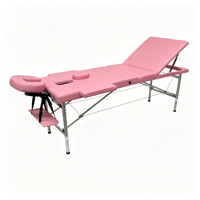 Table de massage pliable en 3 sections avec trou, portable, en promotion