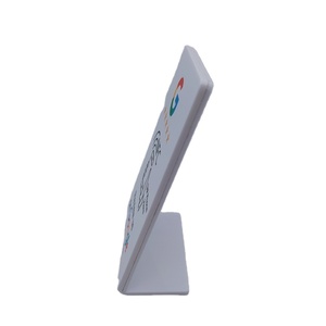 Support de menu de table NFC avec impression personnalisée en acrylique transparent, <span class=keywords><strong>code</strong></span> QR et NFC, 213 avis Google - Product Image 4