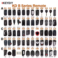 Télécommande KEYDIY KD série B B01/02/04/05/07/08/10/11/12/13/15/16/18/20/21/25/28/29/30/33 pour programmeur de clés KD-X2/MAX