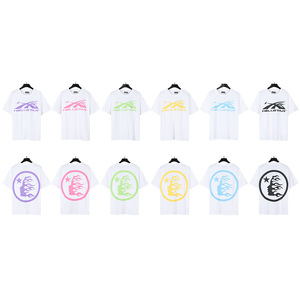 Camiseta de Moda Urbana Americana 24S, Nueva, de Alta Calidad, Corte Holgado, Algodón Puro, Impresión <span class=keywords><strong>HD</strong></span> en la Parte Delantera y Trasera, Unisex, Informal - Product Image 2