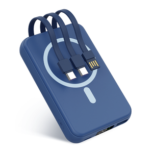 Batterie externe 10000mAh 20000mAh 22.5W PD à charge rapide, batterie Li-polymère avec double USB Type C et câble de données - Product Image 3