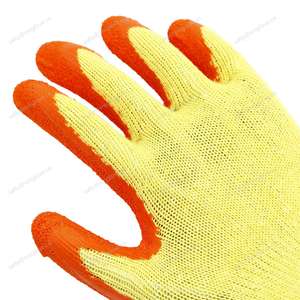 Guantes Recubiertos de látex antiarrugas, seguridad en la construcción, protección de manos antideslizante, guantes de trabajo - Product Image 3