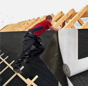 Membrana Transpirable para Usar Bajo el Techo de Tejas Asfálticas, Permeable al Vapor y Impermeable, Membrana para Techos Inclinados - Product Image 1