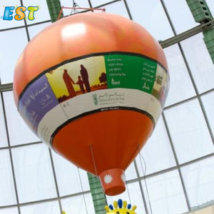 Mongolfiera all'aperto personalizzata gigante pubblicità gonfiabile elio palloncini rotondi sfere di elio gonfiabili in PVC con Logo - Product Image 4