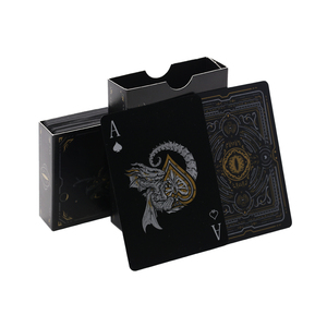 Jeu de cartes de Poker, avec impression magique <span class=keywords><strong>Dragon</strong></span> noir, personnalisé, de haute qualité, 10 pièces - Product Image 5