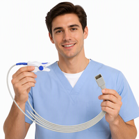 Compatible avec le capteur Spo2 Datex Ohmeda OXY-F-DB SAF-F, clip de doigt pour adulte, sonde réutilisable à 9 broches, 3,0 m, pour usage patient