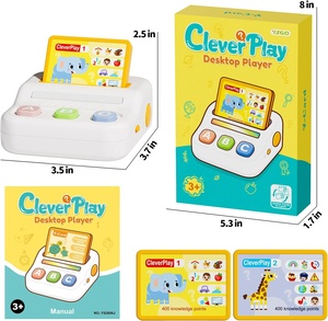Juguetes Educativos para Niños de 3 a 7 Años, Juegos de Aprendizaje Interactivos, 800 <span class=keywords><strong>Preguntas</strong></span> de <span class=keywords><strong>Quiz</strong></span>, Actividades de Entrenamiento Cerebral Montessori - Product Image 6