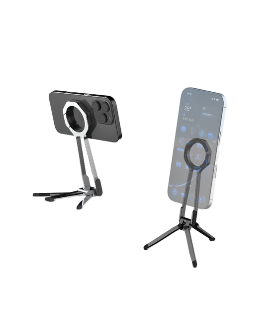 iDock Portable Folding Colorful Spring Buckle Magnetic Mobile Phone Tripod