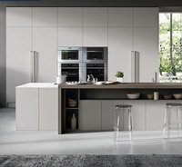 Balom moderno bianco italiano alta lacca lucida armadi da cucina per mobili per la casa armadio di stoccaggio