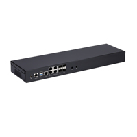 Kansung C3758 8 núcleos DDR4 Computadora industrial 5*2,5 Gigabit Lan Fan mini pc