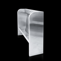 Urinoir sur pied en acier inoxydable personnalisable Kuge pour blocs sanitaires scolaires