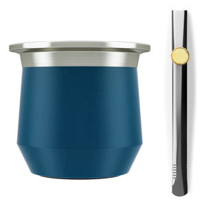 Juego de viaje Yerba <span class=keywords><strong>Mate</strong></span> de acero inoxidable de 1000ml con taza y pajita - Product Image 4