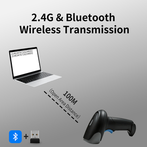 Lecteur de codes-barres QR USB portable HC-718B, lecteur automatique de codes-barres 1D/2D pour magasin, supermarché, entrepôt, stock, garantie 1 an - Product Image 4