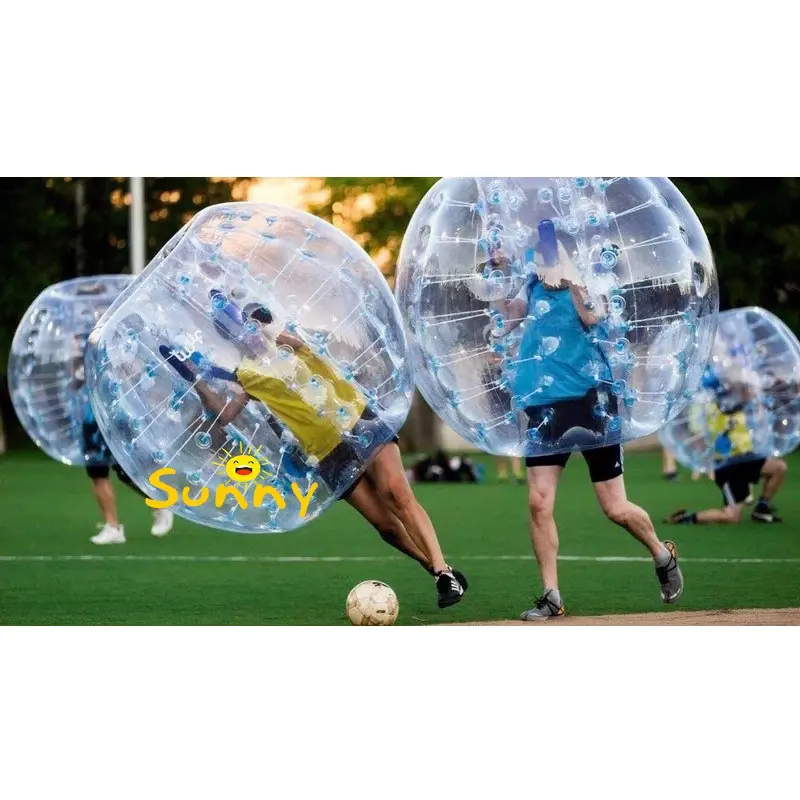 Venda quente de alta qualidade inflável bolas de futebol inflável bolas de futebol bolha pé/bolha de futebol para adulto