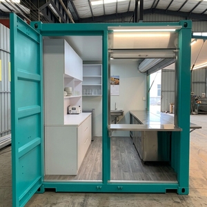 Kiosque de café préfabriqué en conteneur, bar commercial de restauration rapide en conteneur, bar extérieur en conteneur, <span class=keywords><strong>magasin</strong></span> de vente au détail préfabriqué en conteneur - Product Image 5