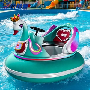 Bateau tamponneur électrique gonflable en forme de cygne, facile à utiliser, pour enfants, adultes et familles, idéal pour piscines et lacs. - Product Image 5