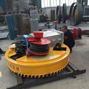 Imán de elevación de 10 toneladas Excavadora Levantamiento de chatarra 10000kg Electro imán de elevación circular - Product Image 6