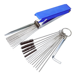 Ensemble de brosses de nettoyage pour pistolet de pulvérisation, 62 pièces, outils métalliques pour aérosol, buse de ventilation, réparation automobile - Product Image 3