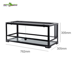 ตู้เลี้ยงสัตว์เลื้อยคลานแบบกระจก REPTIZOO 19 Gsl 73L สีน้ำตาล ปี 2025 พร้อมประตูบานสวิง สำหรับกิ้งก่าคาเมเลี่ยนและต๊อกไกเกโก้ ขนาด 762x305x305 มม. - Product Image 3