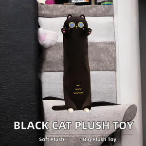 Almohada <span class=keywords><strong>de</strong></span> Peluche Grande <span class=keywords><strong>de</strong></span> 51-99cm del <span class=keywords><strong>Mago</strong></span> <span class=keywords><strong>de</strong></span> <span class=keywords><strong>Oz</strong></span>, Súper Suave, Negra, Rellena <span class=keywords><strong>de</strong></span> Espuma, para Bebés y Niños, Unisex, Venta al Por Mayor - Product Image 2